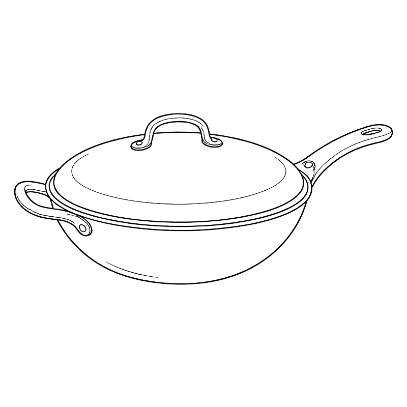 Aluminum Non-Stick Wok
